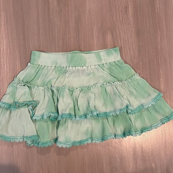 Global Love (Flowers by Zoe) Mint Green Tie Dye Tank and Skirt Set - Picture 6 of 7